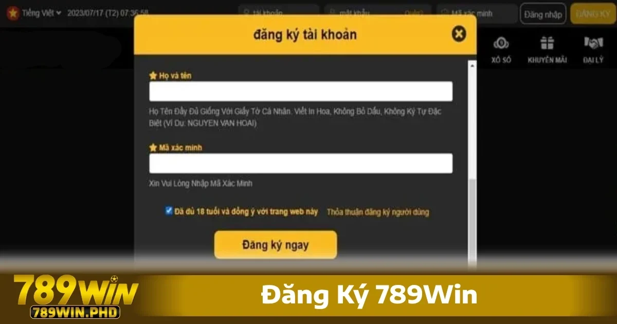 trang chủ 31 Chuẩn bị thông tin chính xác để đăng ký tài khoản 789win